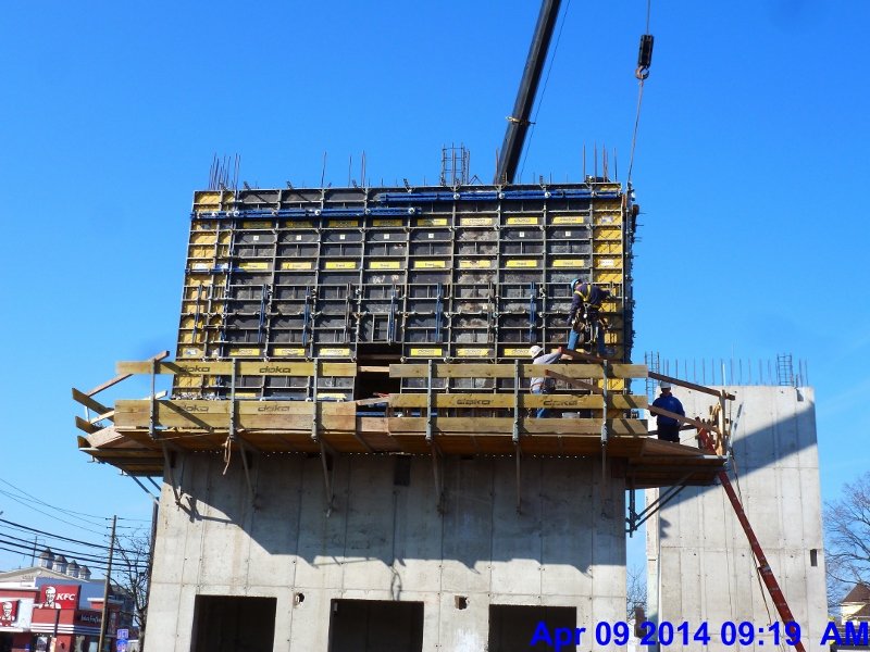 Installing Shear wall panels at Elev. 1,2,3 2nd floor Facing West (800x600)